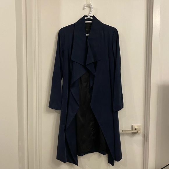 Club Monaco Soft Trench - XS - Navy - Picture 2 of 5